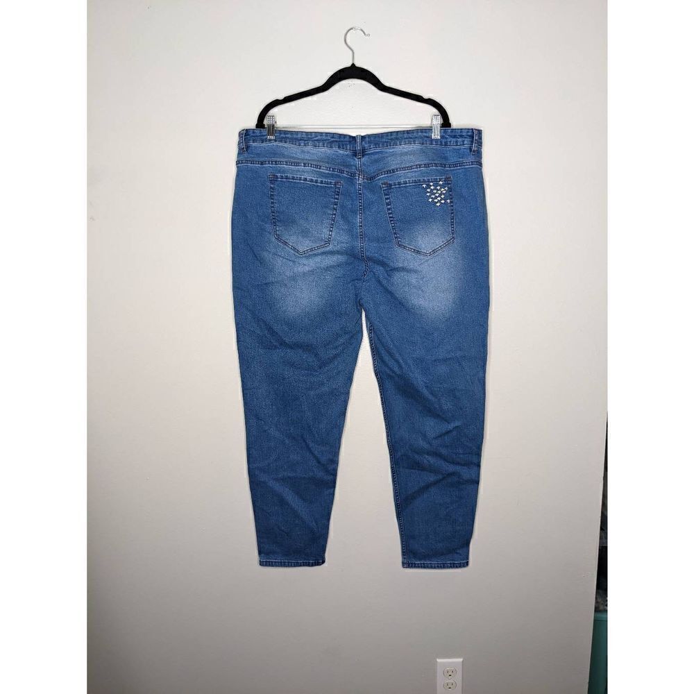 Indigothread Co. Visible Mending Plus Skinny Jean… - image 7
